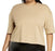 BP. Cool Girl - T-shirt court à manches courtes en nougat beige, grande taille 3X