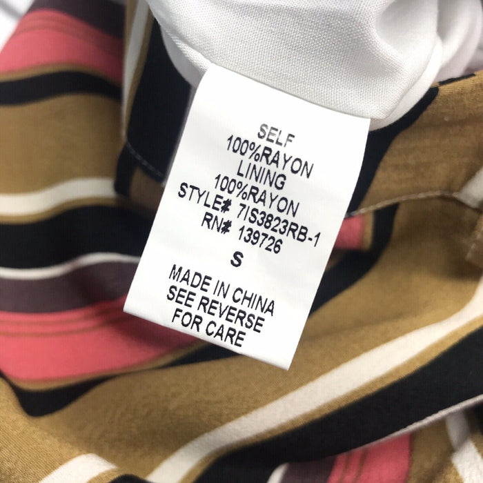 NWT Honey Punch Womens Button Striped Mini Skirt Size Small