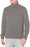 Perry Ellis men Mesh  Rib-Knit zip cardigan in grey Size L