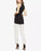 BCBGMAXAZRIA Sleeveless Wrap Front Tunic Top In Black Crisscross Size XS $188