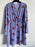 All in Favor women's faux wrap Purple floral long sleeve dress size XXL