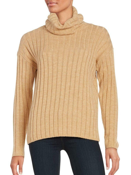Lord & Taylor knitted Turtleneck Sweater plus size 3X in camel heather $120