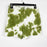 Free People Movement Kelly Jersey Knit Tie-Dyel Shorts XS Green