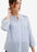 Phase Eight Jayde Cotton Chemise boutonnée à manches longues Bleu Stripe Taille 8US 12UK