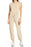 WAYF Woman's Hayden Padded Shoulder Terry Jumpsuit Beige Ecru Size XL