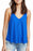Free People Swing Sleeveless Tank Blue Size S