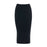 NAKED WARDROBE   The Nw Get Snatched Midi Skirt In Black size S