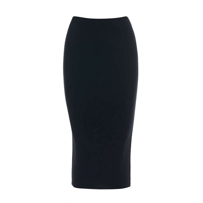 NAKED WARDROBE   The Nw Get Snatched Midi Skirt In Black size S