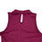 Halogen Cutout Mock Neck Top Womens Size L in Burgundy Stem