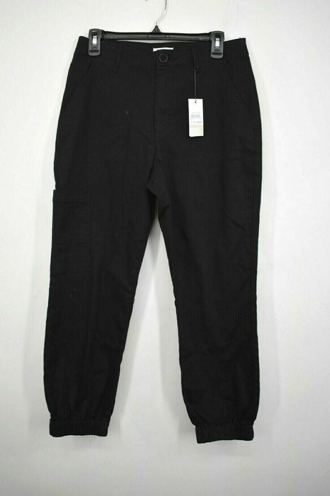 BP Womens Zip Fly Cargo Pockets Stretch Twill Cropped Jogger Pants 30