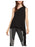 BCBGMAXAZRIA Cerise One Shoulder Asymmetrical Top In Black Size XXS $158