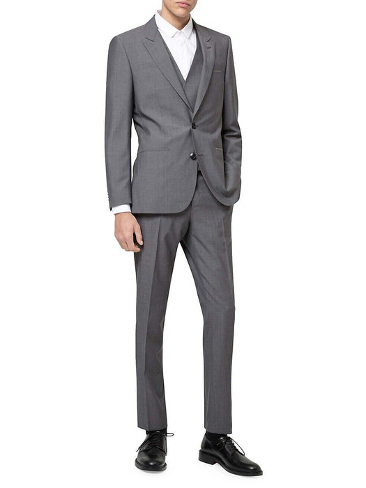 Hugo Etran Extra Slim Fit Textured Formal Shirt White Size 41/18 NWT