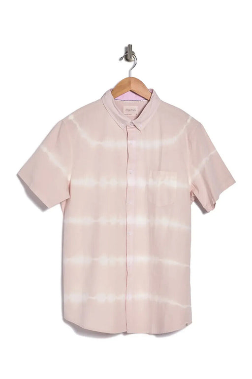 Sovereign Code Hawthorne Short Sleeve Button Down Shirt In Light/Pastel Pink S