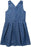 PASTOURELLE BY PIPPA AND JULIE Kids' Star Print Denim Dress size 14