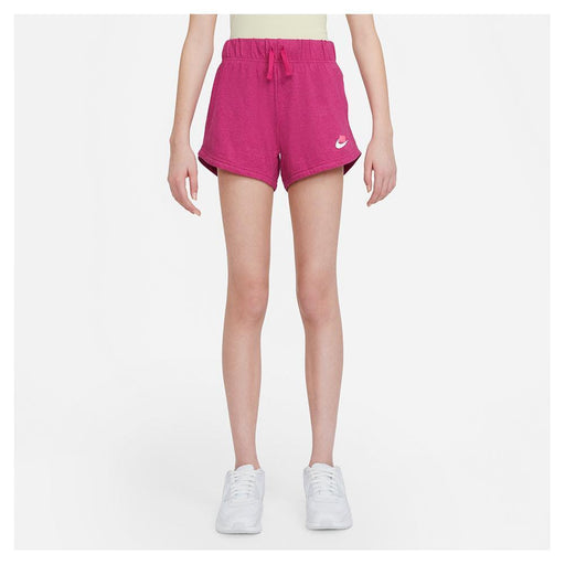 Nike Sportswear Girls' Jersey Shorts Fire Berry Size S