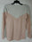 Poof New York Soft Pullover Rose Smoke  SWEATER Size S