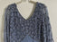 J Kara Women's 3 / 4 Sleeve Geo Beaded Dress Gown 1125NP size 14 dusty Blue $299