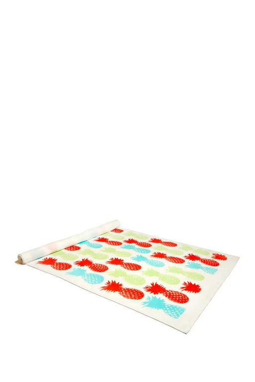 Moda At Home 100% Cotton Beach Towel Colourful Pineapple Pink Lime Blue 35x70"