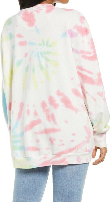 AFRM Diana Colourful Tie Dye Sweatshirt Nordstrom Size XS