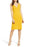All In Favor Ribbed Bodycon Dress In Golden Yellow Size M Made In USA $88
