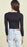 FREE PEOPLE  TRUTH OR SQUARE BLACK ITE STRETCH-JERSEY BODYSUIT SZ S