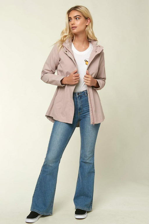 O'Neill Women's Gayle Waterproof Cinched Jacket Pink Size S