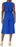 Vince Camuto Combinaison-pantalon en crêpe avec blouson court ceinturé en bleu royal taille 4