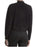 Abound Women's Mock Neck Long Sleeve Fleece Pullover in black size L