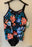 Penbrooke Bloom Town Crossover Hem Tummy Control Tankini One Piece Plus Size 20W