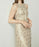 BCBGMAXAZRIA Patti Sleeveless Embroidered Deco Sequin Gown Dress Size 4 $517