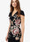 Phase Eight Nara Floral Embroidered Dress In Navy Size 4 $319
