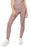 Topshop Leggings de week-end côtelés larges pour femmes en rose chiné taille 4US