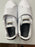 GOATS Mens sneakers Size 9 White Hook And Loop Closure Leather Uppers NWOB