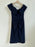 Xscape $369 Womens Wrenley Short Off The Shoulder Scuba Crepe Dress Navy Size 12