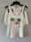 Cozy Rozy 2-Piece Pyjama Set Racerback Endless Summer Days Solid Cream Size L