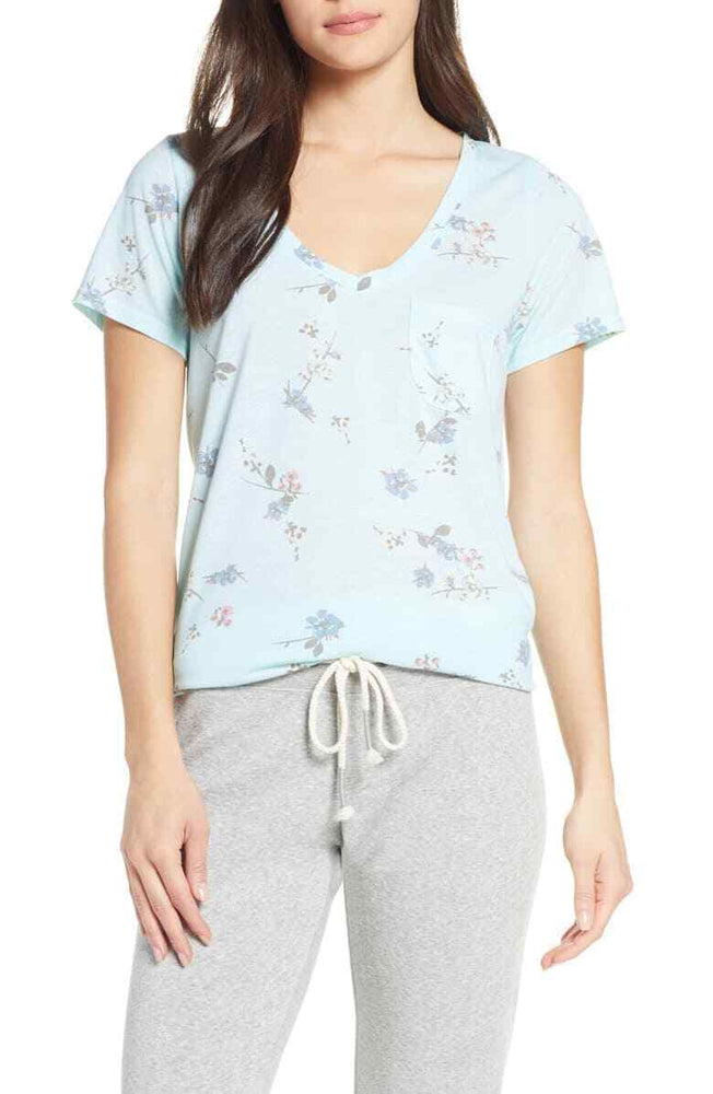 Make + Model Nordstrom Gotta Have It V-Neck Tee In Teal Fair Lenora Size XXS