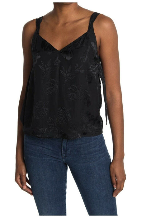 Rag & Bone Colette Floral Silk Blend Cami Size S in black $295