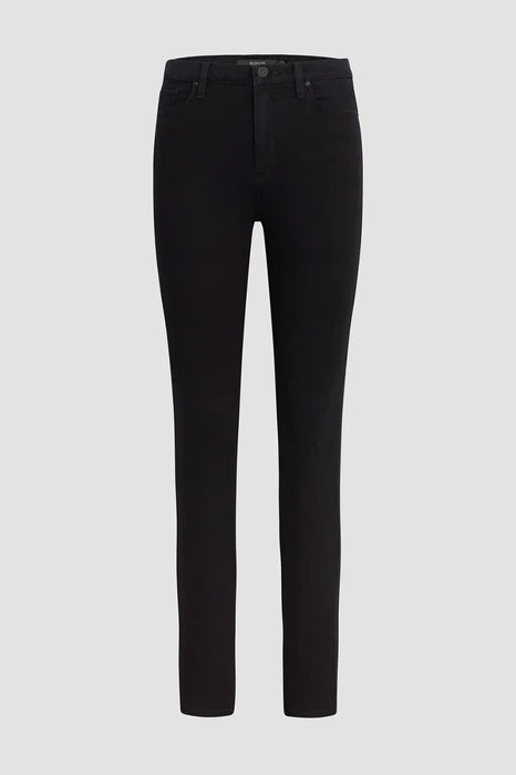 Hudson Barbara High Waist Super Skinny Ankle Jeans In Black Size 25 ($195 )