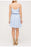 LUSH Ditsy Print Spaghetti Strap sleeveless Dress size XS in light blue