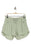 BlankNYC Linen Blend Drawstring Shorts In Moss Green Size 31 $78
