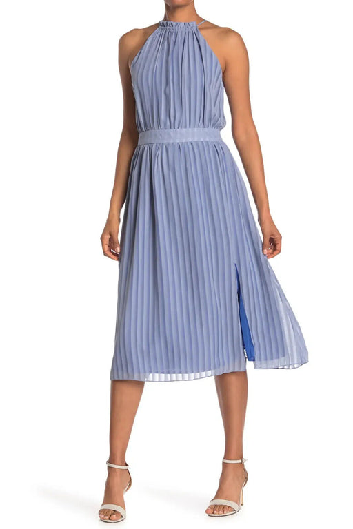 One One Six Halter Neck Midi Dress In Royal Blue Size XS