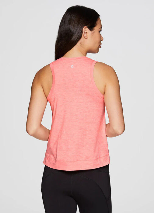 RBX Stripe Coral Super Soft Tulip Tank Top Size M $39