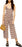 Topshop - Combinaison à bretelles et rayures avec ceinture - Marron Taille 8 convient aux plus petits