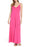 Gibson x Living Casual Knit Maxi Dress In Bright Pink Size XS