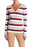 J Crew Woman's Cotton Perfect Fit V-Neck T-Shirt in Multi Stripe Size XS
