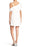 Rachel Rachel Roy $149 Women's Asymmetrical Cold-Shoulder Dress Eggshell Sz. 4