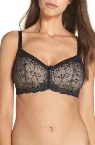PARAMOUR FLINA MILA NURSING BRA 905013 Black sz 36DDD