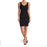 Moschino Women's  Bow Front Woven Sleeveless Dress in Balck size 44 ( 10 US )