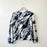 Zella Coastal Crewneck Sweatshirt In Tie Dye Black Size M