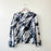 Zella Coastal Crewneck Sweatshirt In Tie Dye Black Size M